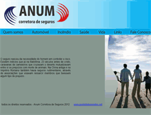 Tablet Screenshot of anum.com.br